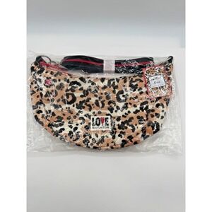 NWT Brighton Spotted Love Swing Bag Leopard Print Crossbody Adjustable Strap